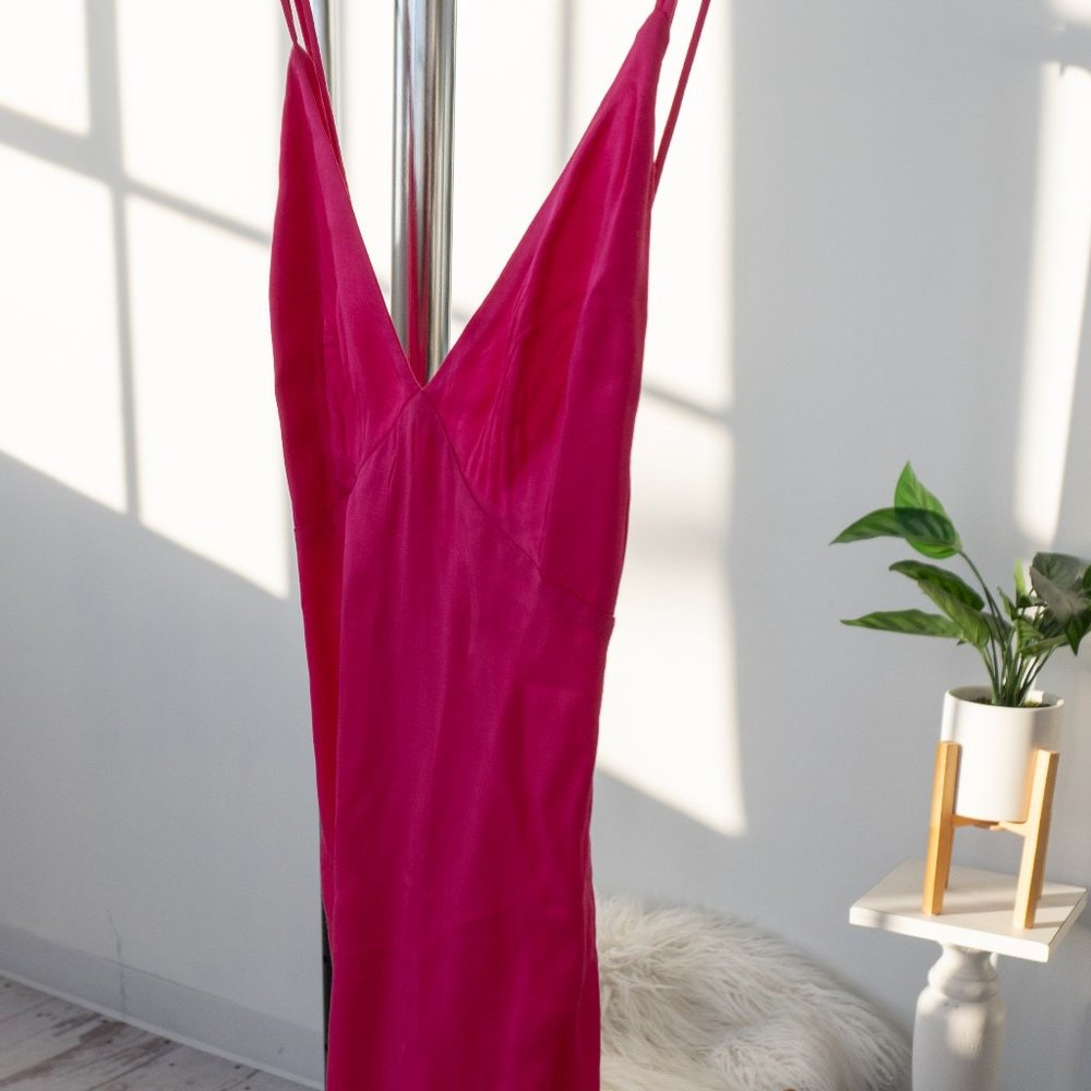 Pink mid dress